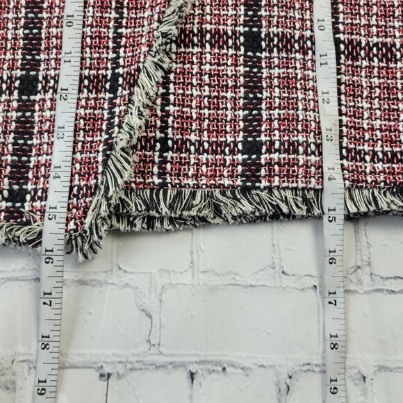 NWT Chicwish white Red Tweed mini skirt size M - Picture 7 of 11
